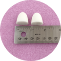 Polished Front Teeth: Set of 2