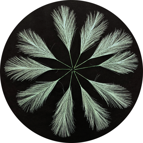 Sea Foam Faux Feathers