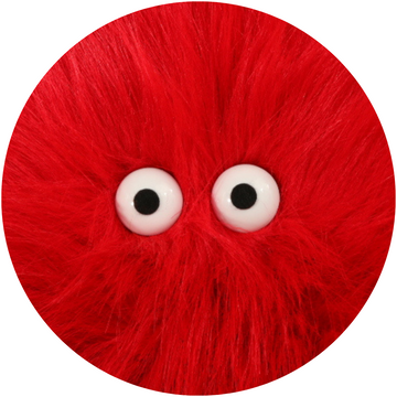 Buy red-faux-fur Faux Fur Fabric Sample