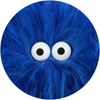 Blue Faux Fur