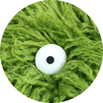 Olive Green Shag Faux Fur Yardage