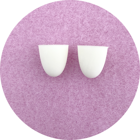 Polished Front Teeth: Set of 2