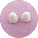 Polished Front Teeth: Set of 2-2