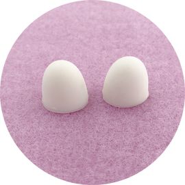 Polished Front Teeth: Set of 2 - 0