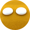 50mm Blank Round Flat Puppet Eyes-2