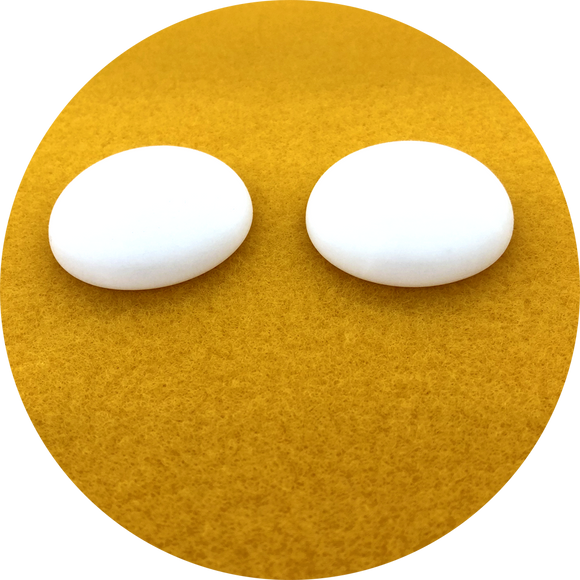 50mm Blank Round Flat Puppet Eyes