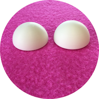 45mm Blank Domed Puppet Eyes - 0