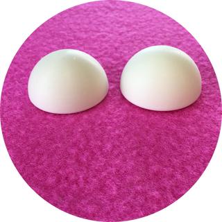 Blank Domed Puppet Eyes 45mm
