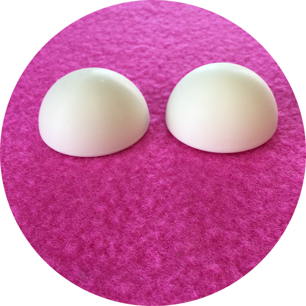 Blank Domed Puppet Eyes 45mm