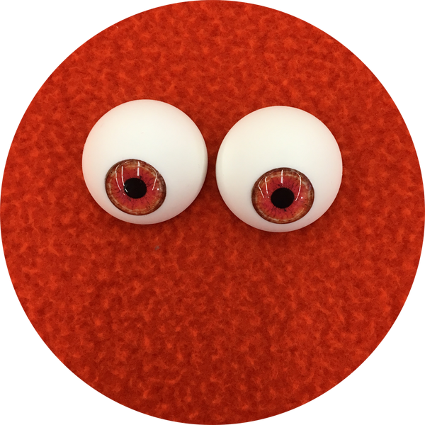 Fireball Cabochon Puppet Eyes