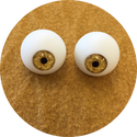 Autumn Cabochon Puppet Eyes